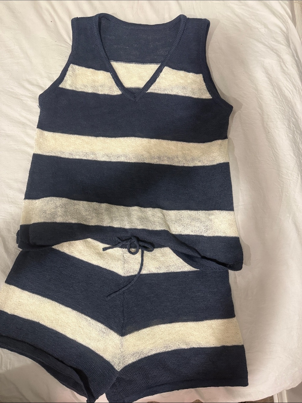 Lounge or beach tank and short set